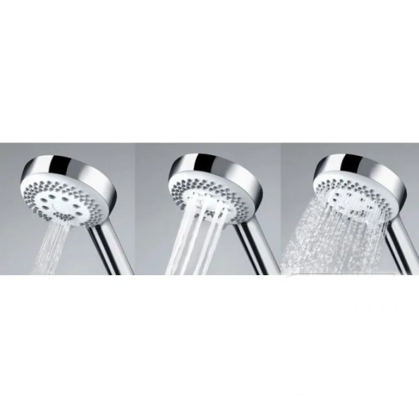 Душевой гарнитур Kludi Logo 3 режима струи 6839305-00 (детальная фотография), хром