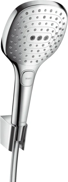 Душевая стойка Hansgrohe Raindance Select хром 27112000 (детальная фотография), с тропическим душем