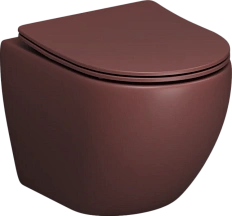 Унитаз подвесной Grossman Color бордовый матовый