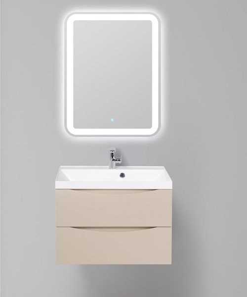 Тумба под раковину подвесная BelBagno Marino 70 см crema opaco MARINO-700-2C-SO-CO-P (детальная фотография), в наличии