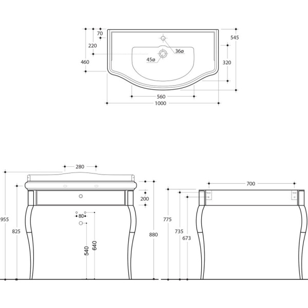 Схема (детальная фотография), из санфарфора