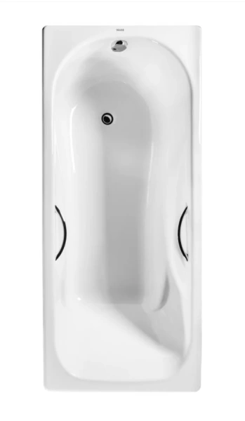 Ванна чугунная Wotte Comfort БП-э00д1474, 170 x 75 см, белый (детальная фотография), прямоугольные