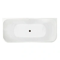 Ванна акриловая Royal Bath Riva RB610400BL, 180 x 80 см, цвет белый