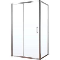 Душевой уголок профиль глянцевый хром стекло прозрачное Vegas-glass