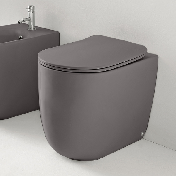 Унитаз напольный Kerasan Nolita ferro matt 531889 (детальная фотография)