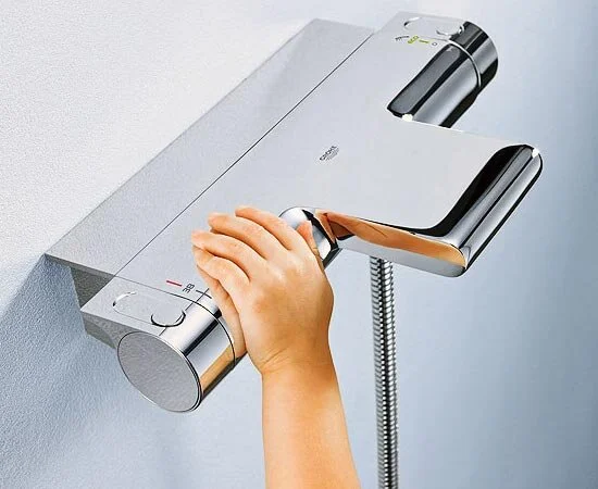 Смеситель для ванны термостатический Grohe Grohtherm 2000 New 34464001 (детальная фотография), хром