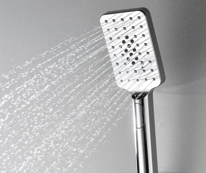 Душевая стойка WasserKRAFT с термостатическим смесителем A19901 (детальная фотография), со смесителем