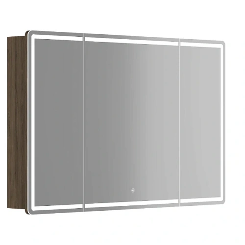 Зеркальный шкаф с подсветкой Sancos Mirror 120 см дуб чарльстон - фото 1