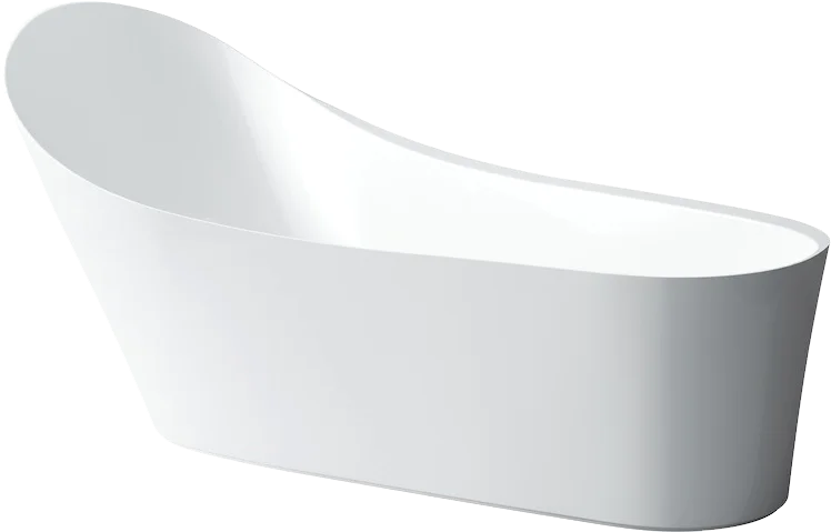 Ванна из материала Sentec Laufen Palomba 180х89 см отдельностоящая, белая 2.4580.2.000.000.1 (детальная фотография)