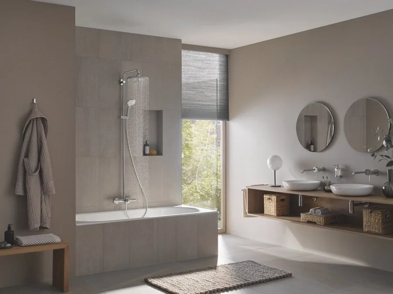 Душевая стойка Grohe Euphoria с термостатом 27475002 (детальная фотография), в наличии