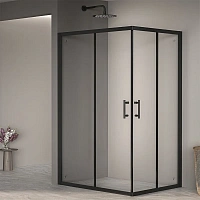 Душевой уголок RGW Passage PA-146B 100х80 см профиль черный