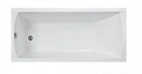Ванна акриловая Vayer Milana 155 х 70 см, прямоугольная, белая