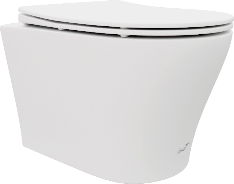 Унитаз подвесной Ceruttispa Adige белый матовый CT9245 (детальная фотография)