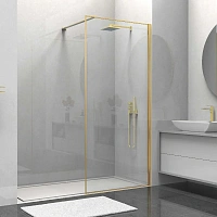 Душевая перегородка Vincea Walk-In HS 100 см профиль брашированное золото