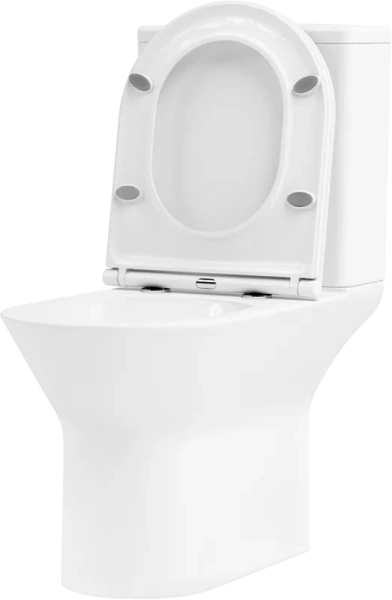 Унитаз компакт Lavinia Boho Elegant безободковый 3308002R (детальная фотография), современные, hi-tech, круглые index_1