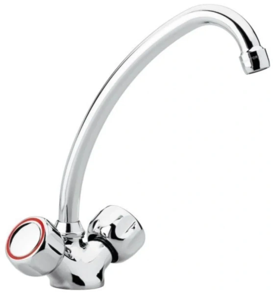 Смеситель для кухни Emmevi Sole 15217 15217CR (детальная фотография)