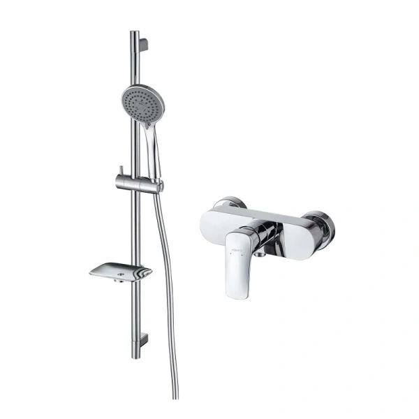 Душевой комплект Акватек Вега хром AQ1032CR (детальная фотография)