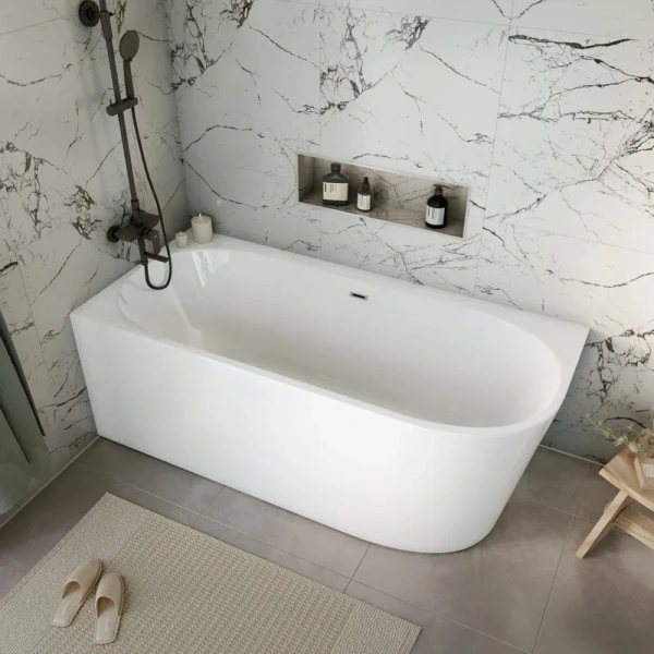 Ванна акриловая Grossman Cristal GR-2203L/GR-2203R, 150 x 75 см, белая, левая/правая (детальная фотография), современныe, hi-tech