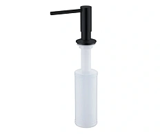 Дозатор для мыла WasserKRAFT черный/белый