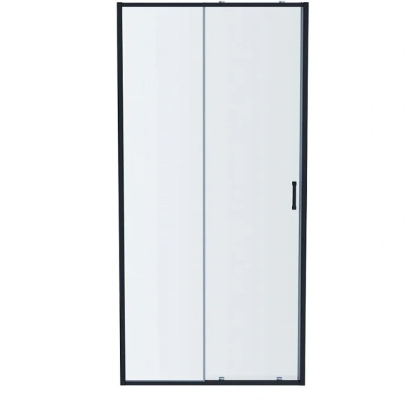Душевая дверь в нишу Акватек 100 см профиль оружейная сталь AQ ARI RA 10020GM (детальная фотография)