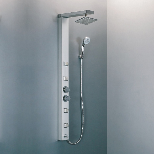 Душевая панель BandHours Square 230140000 (детальная фотография), без термостата