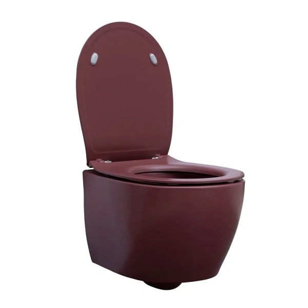 Унитаз подвесной Allen Brau Fantasy бордо 4.11004.BD (детальная фотография), современные, hi-tech, круглые