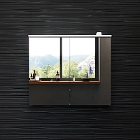 Зеркальный шкаф с подсветкой Am.Pm Spirit 2.0 80 см белый