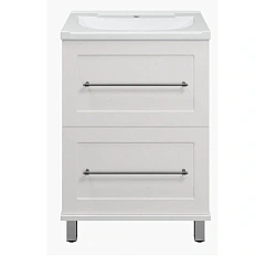 Тумба с раковиной напольная Misty Марта П-Мрт0 60 см с ящиками