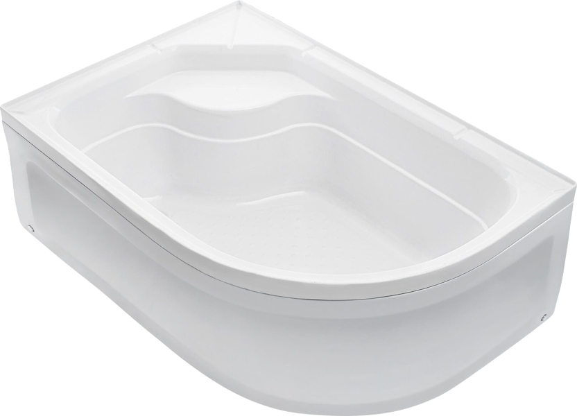 Душевая кабина River NARA Б/К XL 100/80/44 MT 100x80 см с сиденьем (детальная фотография), с высоким, глубоким поддоном, глубокий поддон