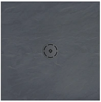 Душевой поддон Jacob Delafon Singulier 90х90 см серый сланец