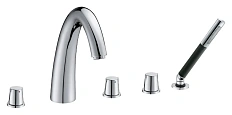 Смеситель для ванны Jacob Delafon ELEVATION E18876-CP