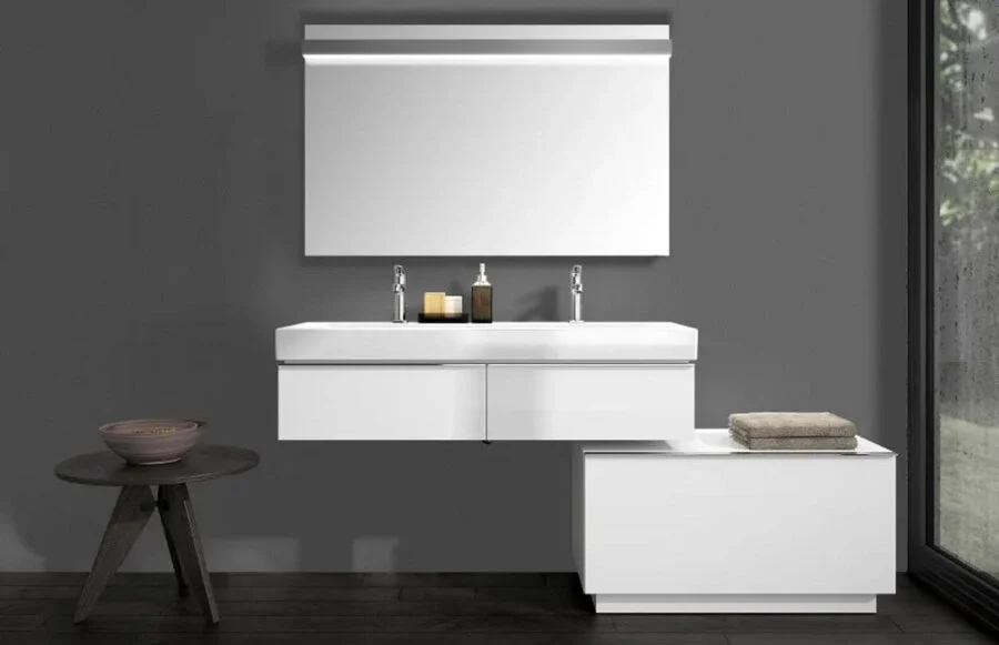 Зеркало с подсветкой Geberit iCon 60 см прямоугольное 840760000 (детальная фотография), полотно