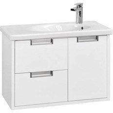 Тумба под раковину подвесная Roca Etna 80 см белый глянец