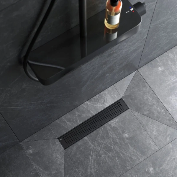 Душевой лоток Am.Pm MasterFlow 40 см черный матовый W01SC-P11-040-01BM (детальная фотография), душевой лоток index_1