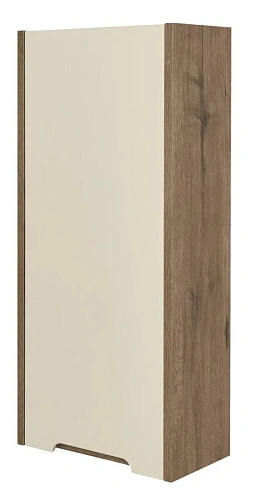 Шкаф подвесной Акватон Оливия 35 см бежевый/дуб веллингтон, правый - фото 4