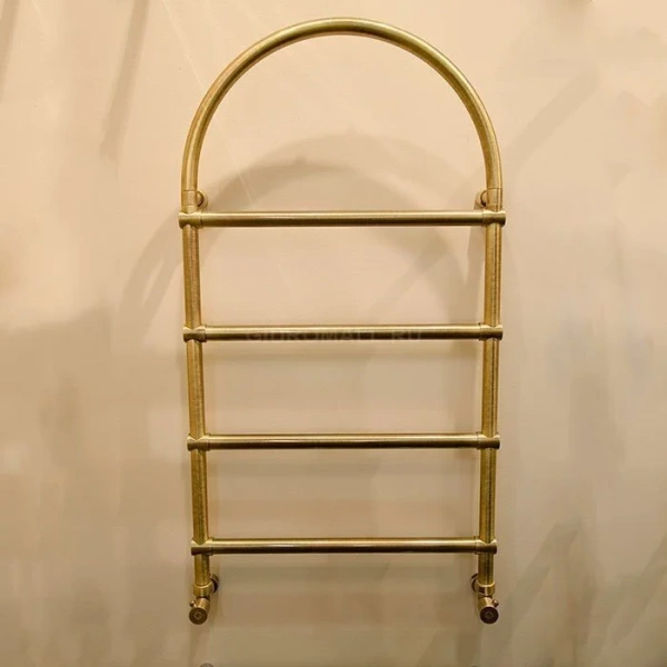 Полотенцесушитель водяной цвет:золото Margaroli 442, 4 секции с аркой 4424704GONA (детальная фотография)