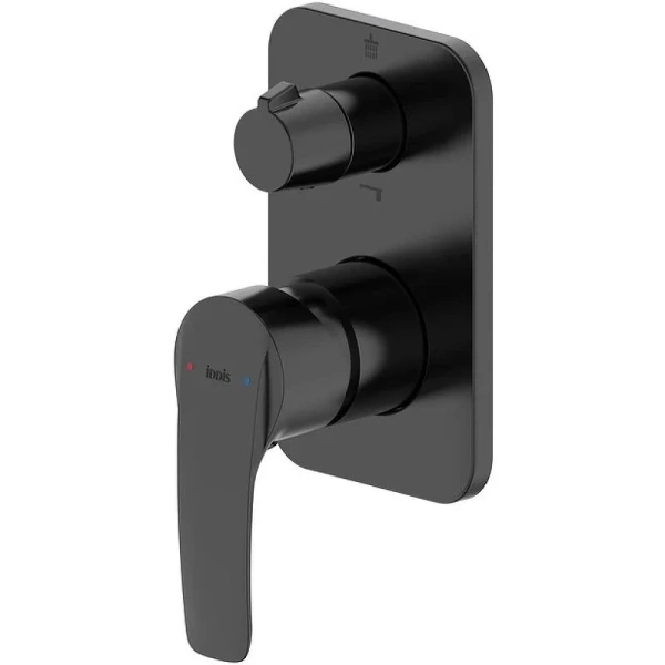 Смеситель для душа IDDIS Ray черный матовый RAYBL00i67 (детальная фотография)