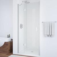 Душевая дверь профиль матовый хром стекло прозрачное Vegas-glass