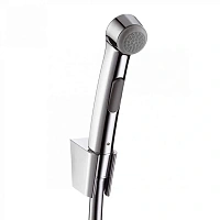 Гигиеническая лейка с держателем Hansgrohe хром