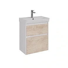 Тумба с раковиной Lemark Combi LM03C60T 60 см 2 ящика