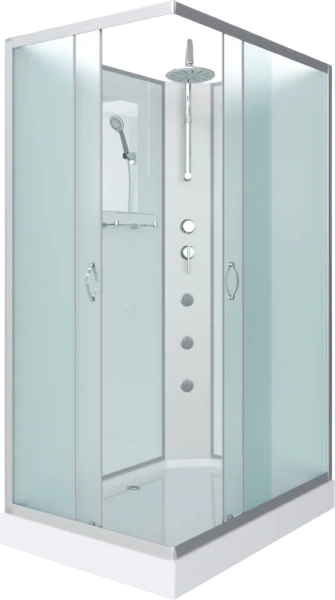 Душевая кабина Niagara Classic 120x90 см с гидромассажем 432953QBKTG (детальная фотография)