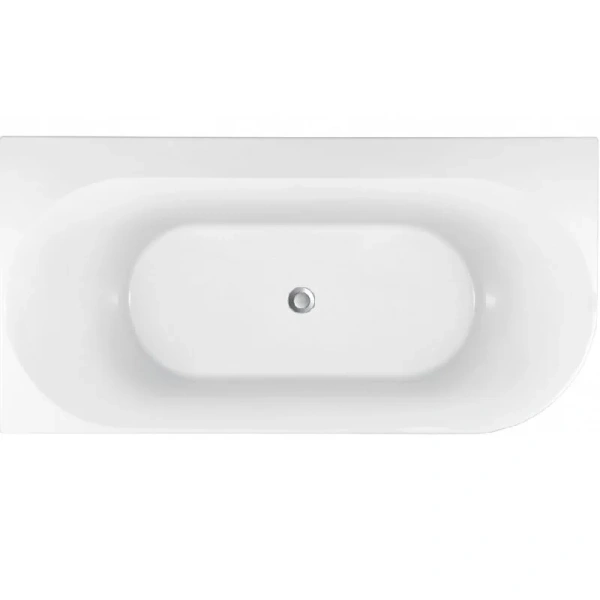 Ванна акриловая Allen Brau Priority 4, 170 х 78 см, слив-перелив в комплекте, левосторонняя, белая матовая, 139778A-MW Matt White, 2.31004.21A (детальная фотография)
