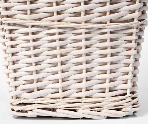 Корзина для белья WasserKRAFT Vils белая WB-560-M (детальная фотография) index_1