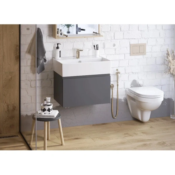 Раковина Sanita Luxe Novel 60 см накладная WB.FN/Novel/60-C/WHT.G/S1 (детальная фотография), накладные (на столешницу)