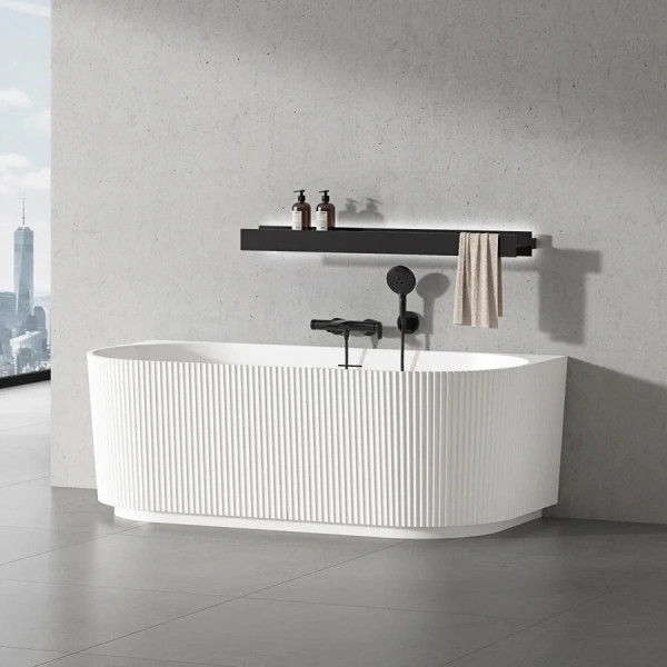 Ванна акриловая Vincea VBT-706-1700, 170 x 80 см, белая (детальная фотография), овальные