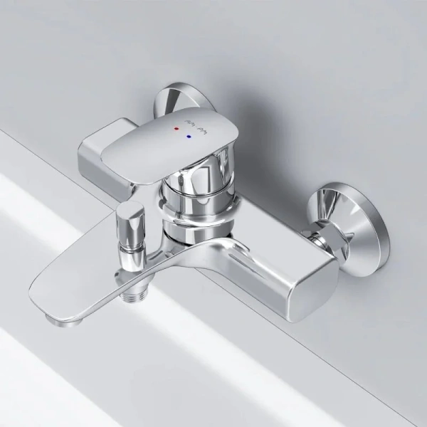 Смеситель для ванны AM.PM Spirit 2.1 хром F71A10000 (детальная фотография), однорычажные, двухрычажные