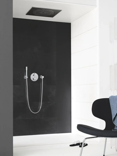 Смеситель для душа Grohe Grohtherm без излива 24077000 (детальная фотография), хром