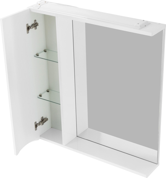 Зеркальный шкаф с подсветкой BelBagno Marino 60 см левосторонний MARINO-SPC-600/750-1A-BL-P-L (детальная фотография), современные, hi-tech