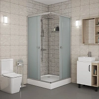 Душевой уголок Niagara Eco 80х80 см стекло матовое