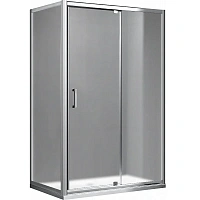 Душевая перегородка Gemy 70 см профиль хром